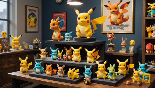 Plongez dans l'univers des goodies et produits dérivés Pokémon